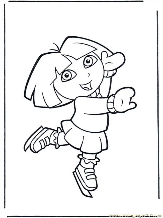 Coloring Pages Dora The Explorer 22 B1467 (Cartoons > Dora the 