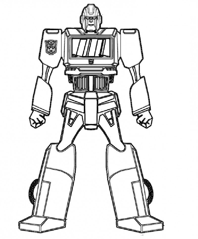 Ironhide Robot Gs Coloring Pages - Kids Colouring Pages