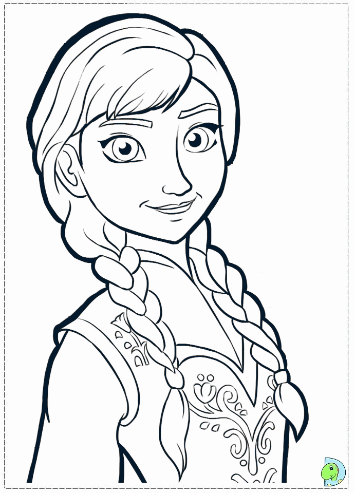 Frozen Anna Pic coloring pages printable | Coloring Pages