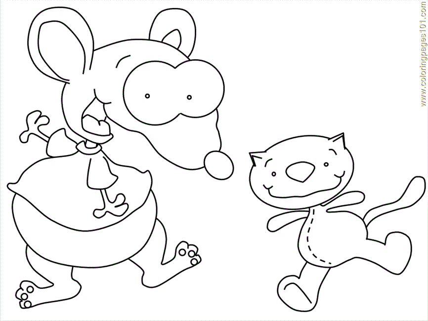Coloring Pages Toopy and Binoo (Cartoons > Toopy and Binoo) - free 