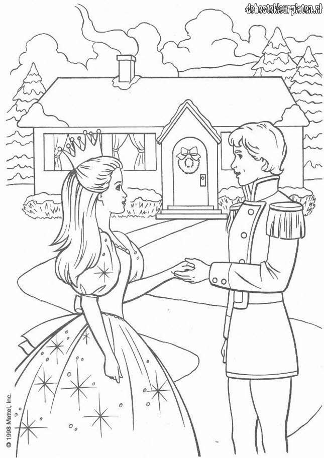 barbie halloween Colouring Pages