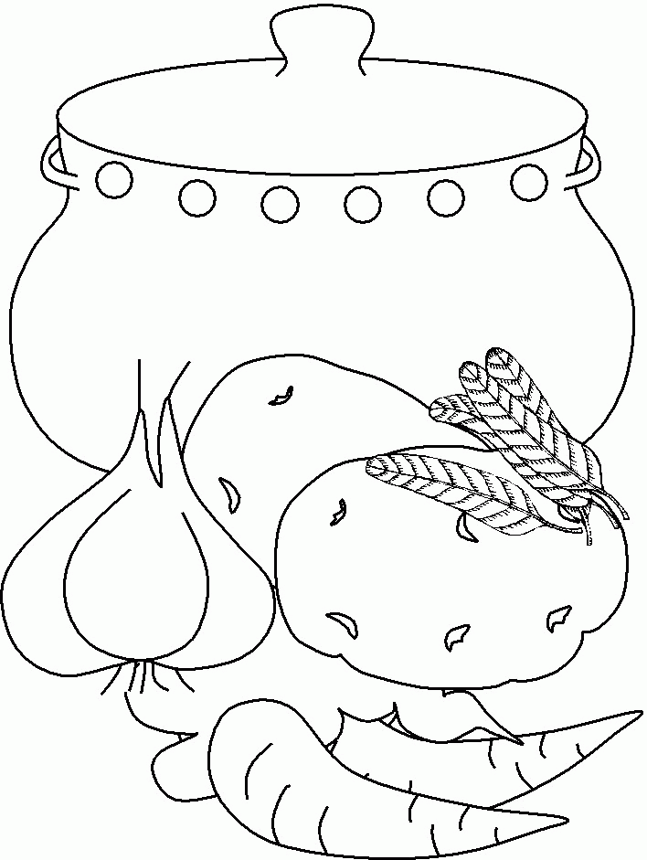Corn The Vegetables Healthy Food Coloring Pages - Vegetable 