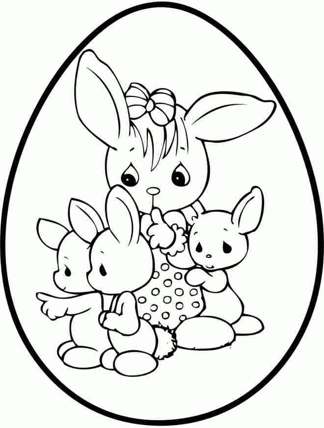 Coloring Pages Easter Egg Printable For Girls & Boys #