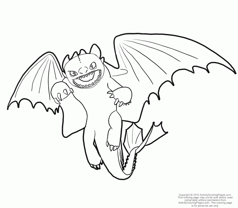 How To Train Your Dragon Coloring Pages | HdMoviePaper.com
