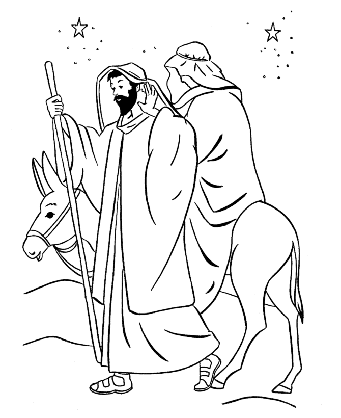 christmas bible coloring pages | Coloring Picture HD For Kids 