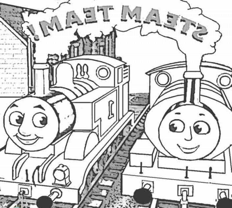 Thomas Steam Steam Coloring Page - Kids Colouring Pages