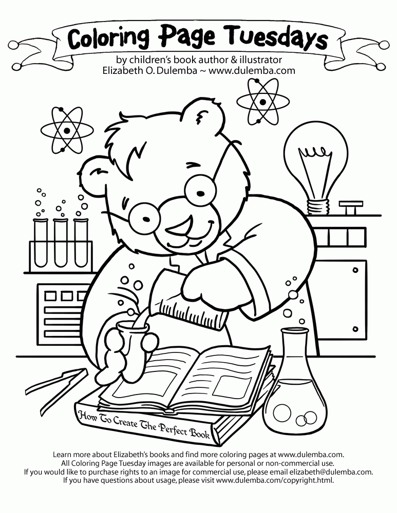 science cover Colouring Pages