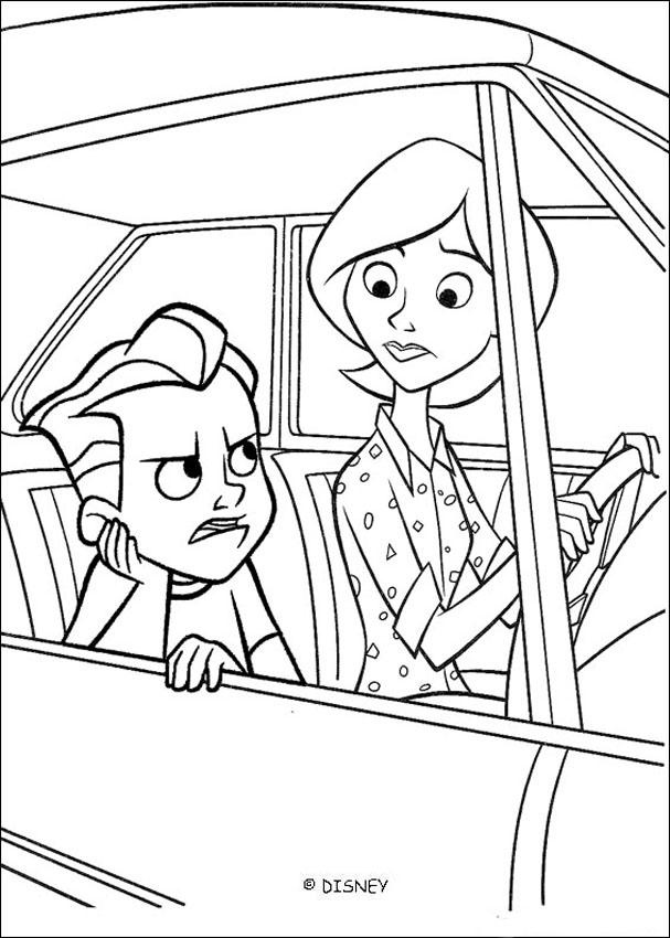 The Incredibles coloring book pages - The Incredibles 20