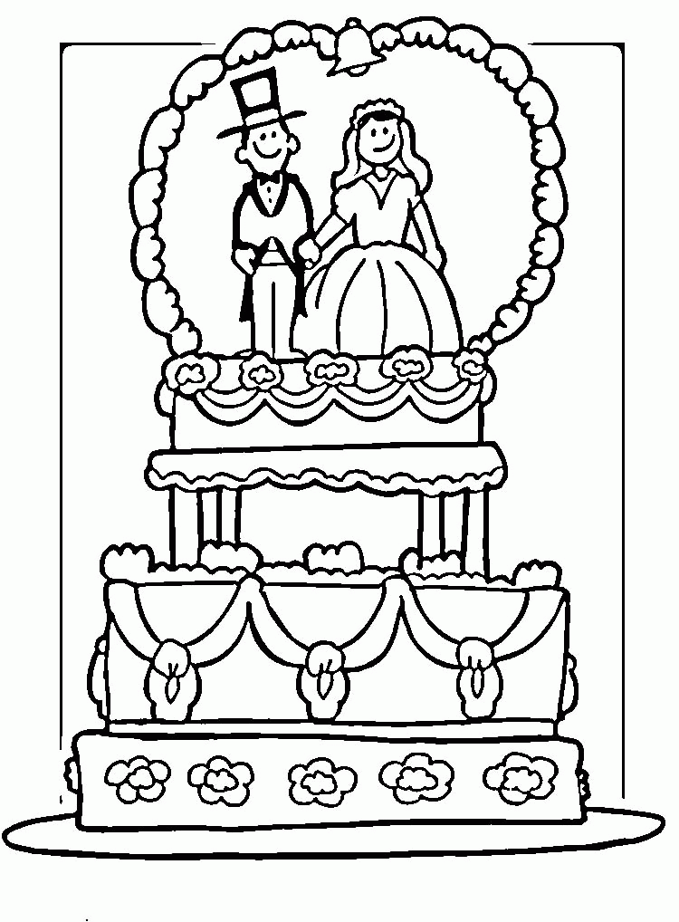Wedding Coloring Pages Coloring Home