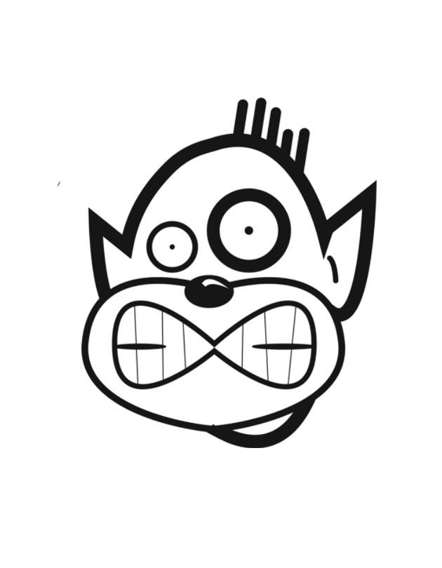 Funny Faces Coloring Pages - Coloring Home