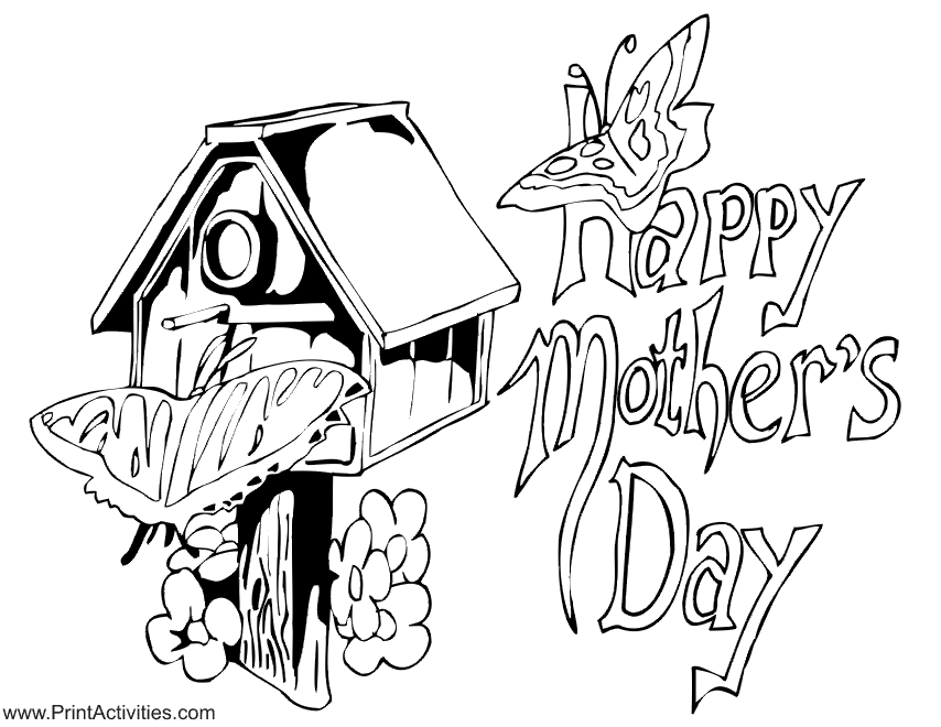 Mother S Day Coloring Pages - Free Printable Coloring Pages | Free 