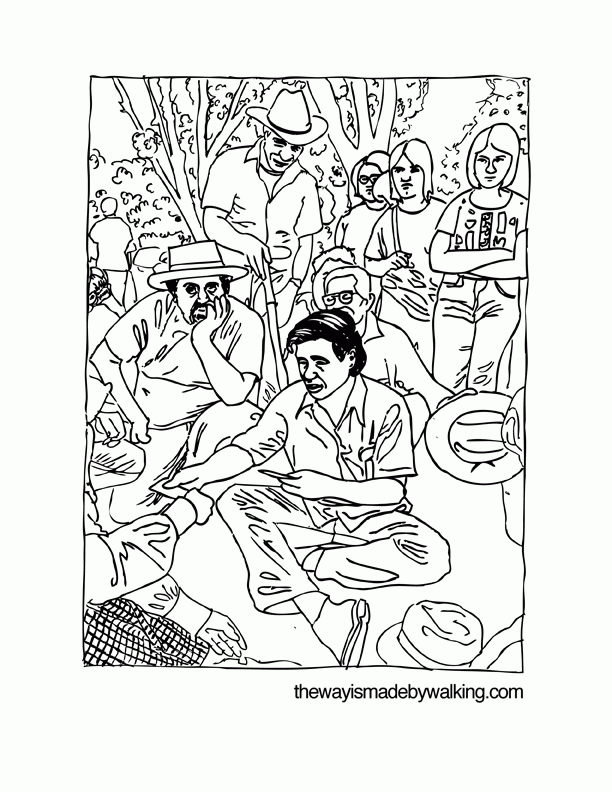 Cesar Chavez Colouring Pages Page 2