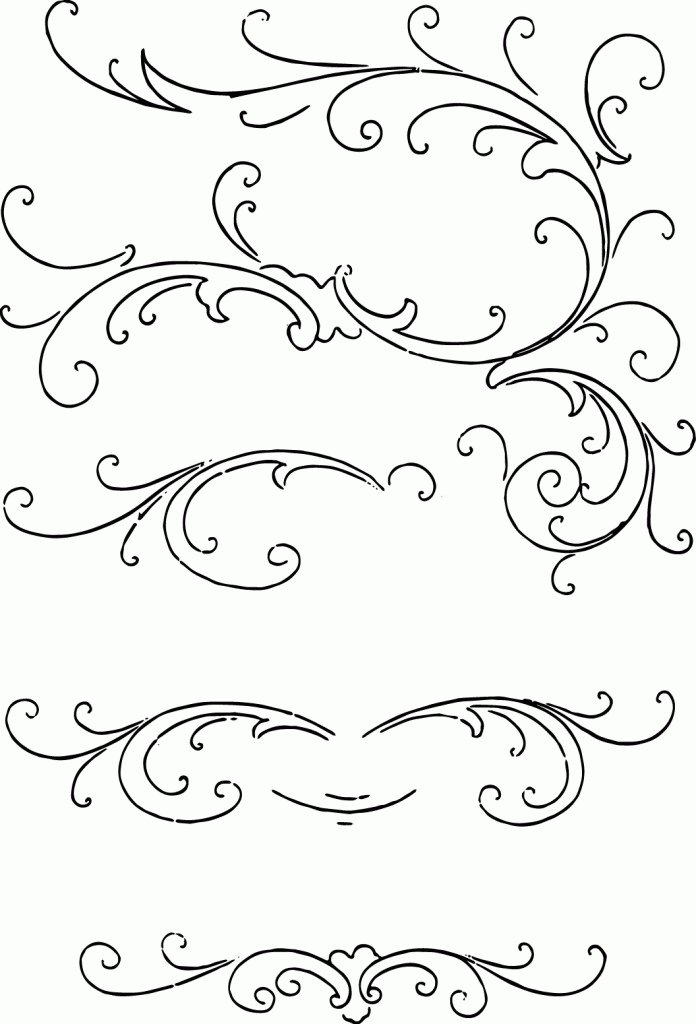 Free Clip Art - Calligraphy Ornaments Vector and Images | Oh So 