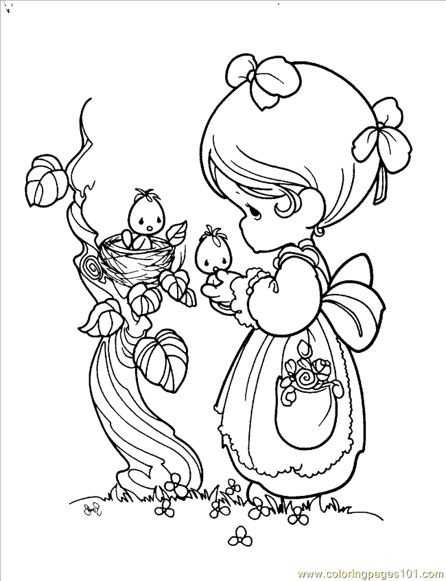 Precious Moments Coloring Pages Pages Cartoons Precious Moments 