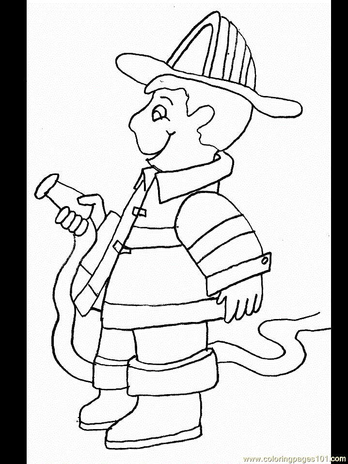 fire prevention Cloud Colouring Pages (page 2)