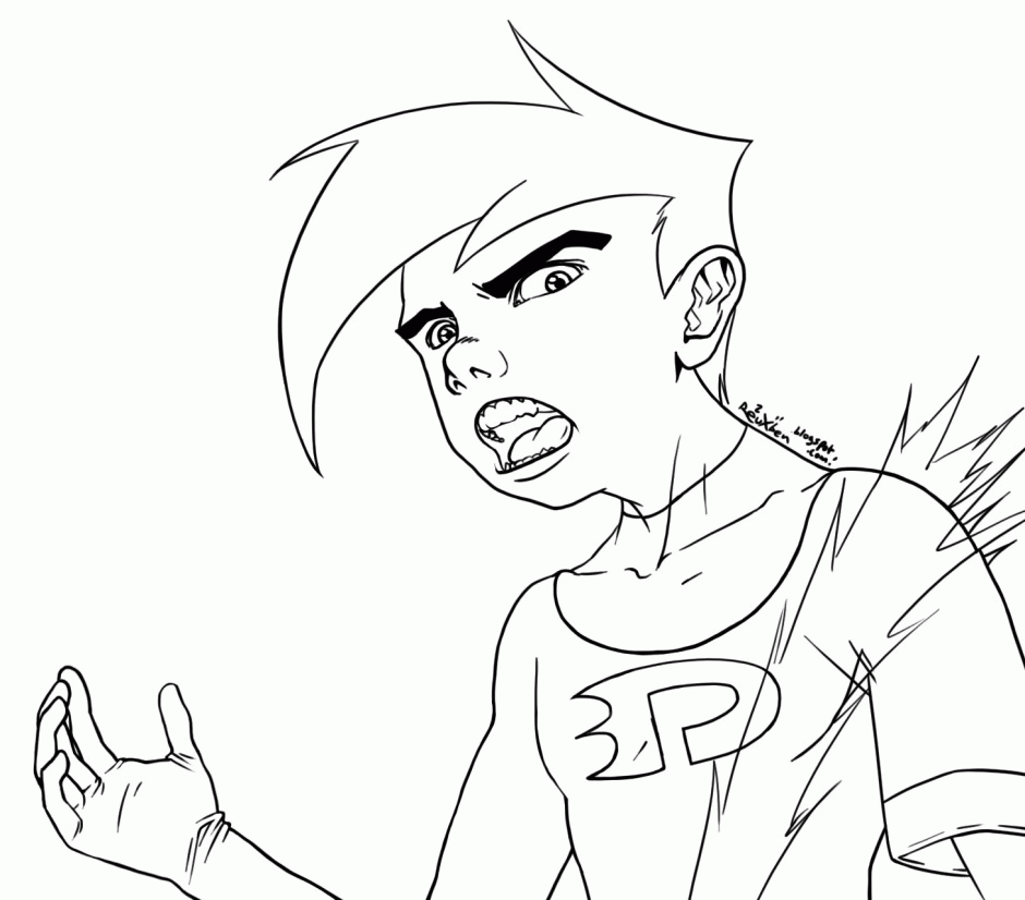 Danny Phantom Coloring Pages - Coloring Home