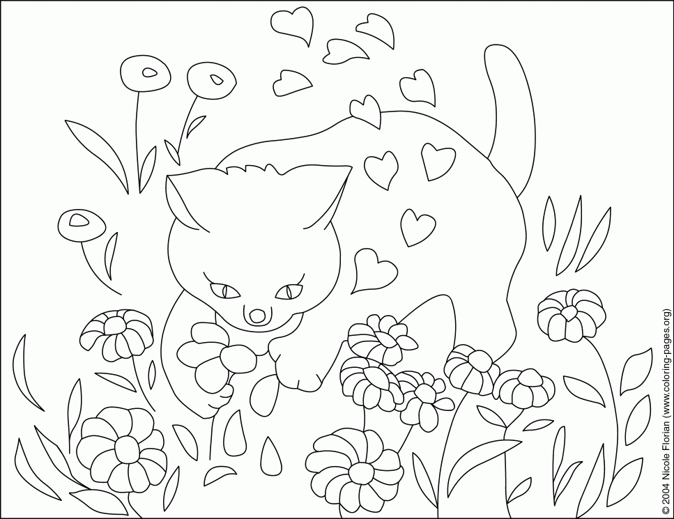 Valentine's Day Coloring Pages at Nicole's Coloring Pages