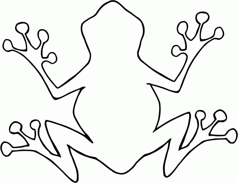 Body Outline Coloring Page - Coloring Home