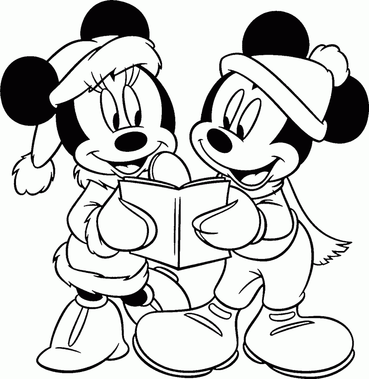 Mickey Mouse Happy Thanksgiving Coloring - Thanksgiving Coloring 