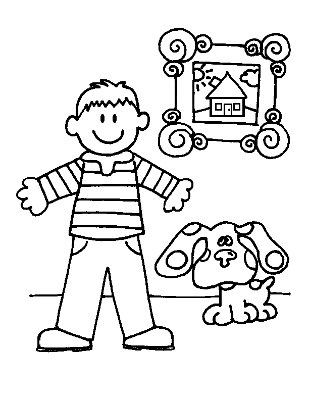 Blues Clues Coloring Pages To Print - KidsColoringSource.