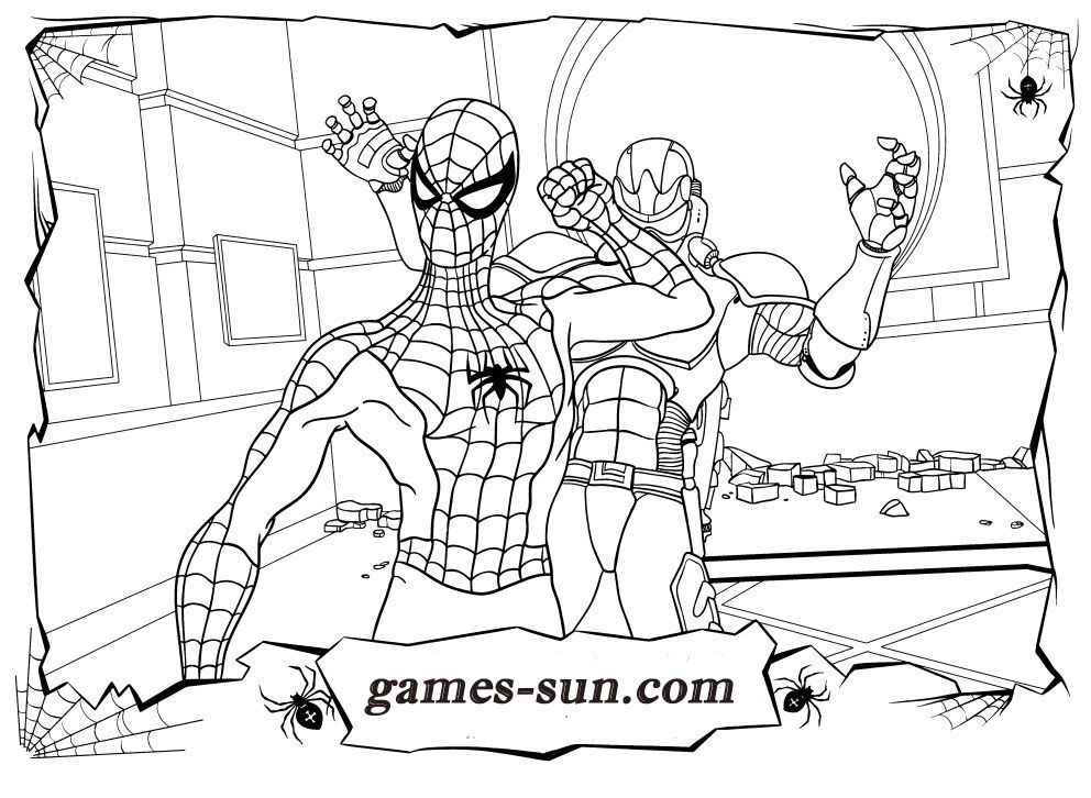 Spiderman Coloring Pages Online - Free Coloring Pages For KidsFree 