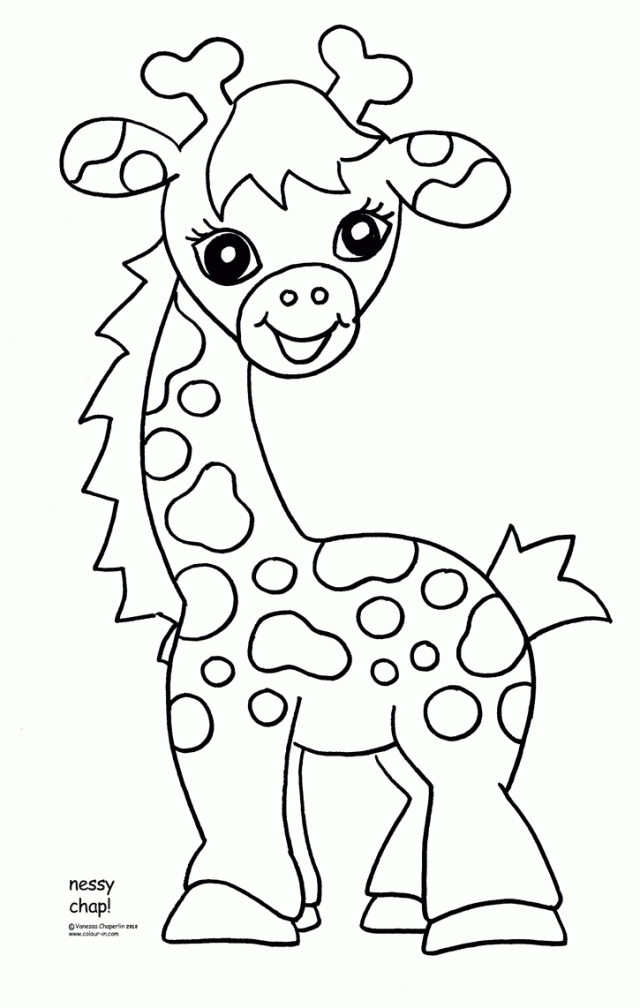 Kids Coloring Pages Of Baby Animals Childrens Coloring Pages 