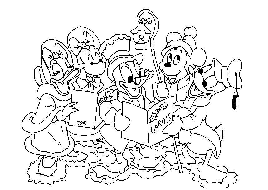 Coloring Pages Of Mickey Mouse And Friends Coloring Home