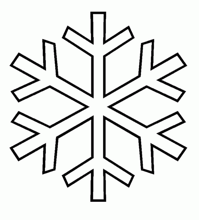 Photos Snowflake In The Winter Coloring Page - Snowflake Coloring 