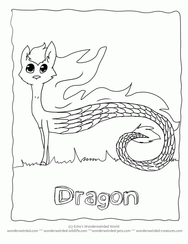 Cute Dragons Pictures - Coloring Home