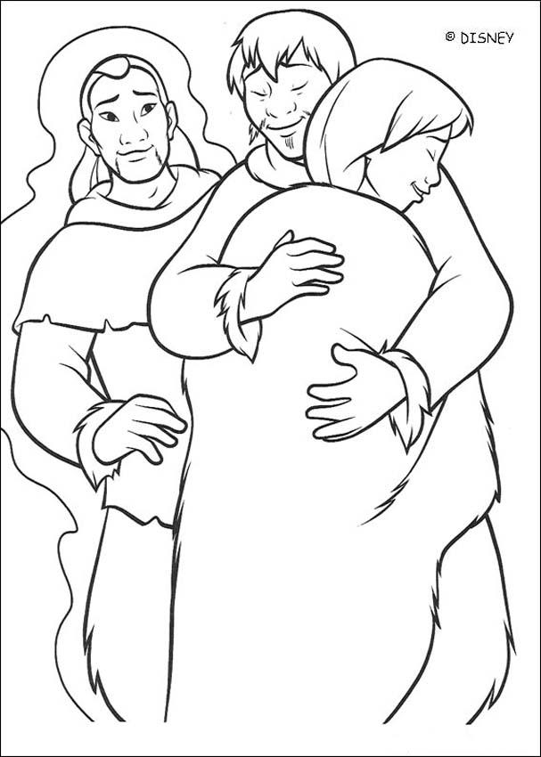 Brother Bear coloring book pages - Brother Bear 37