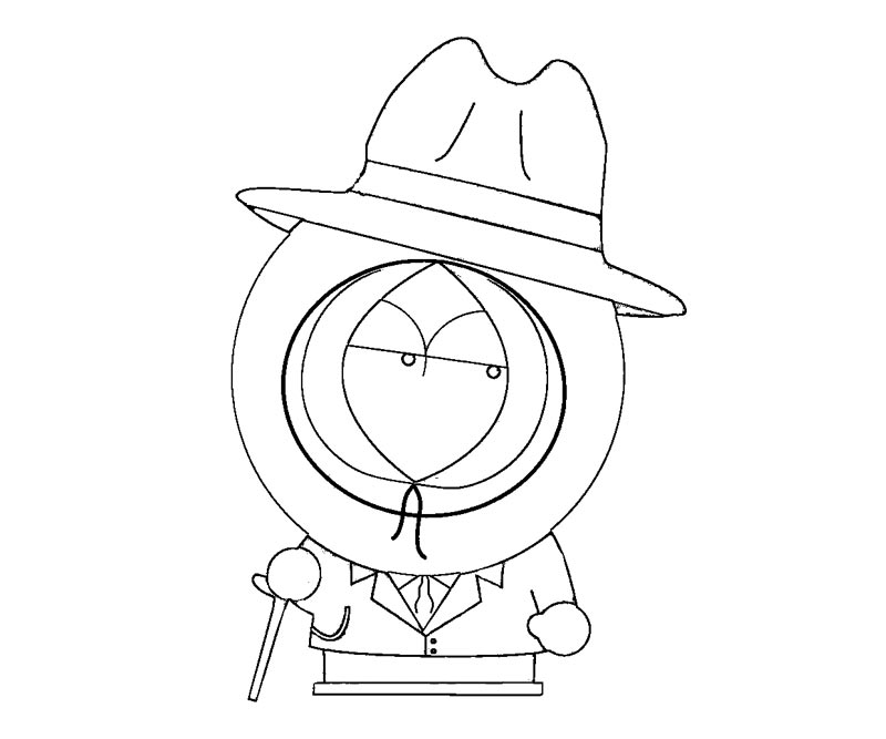 8 Kenny McCormick Coloring Page