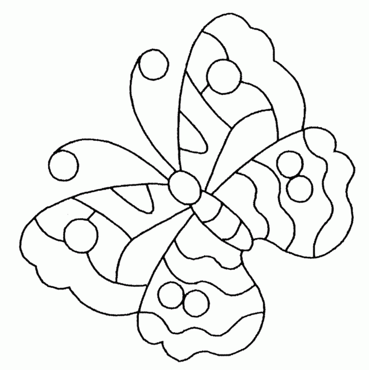 butterfly pat Colouring Pages