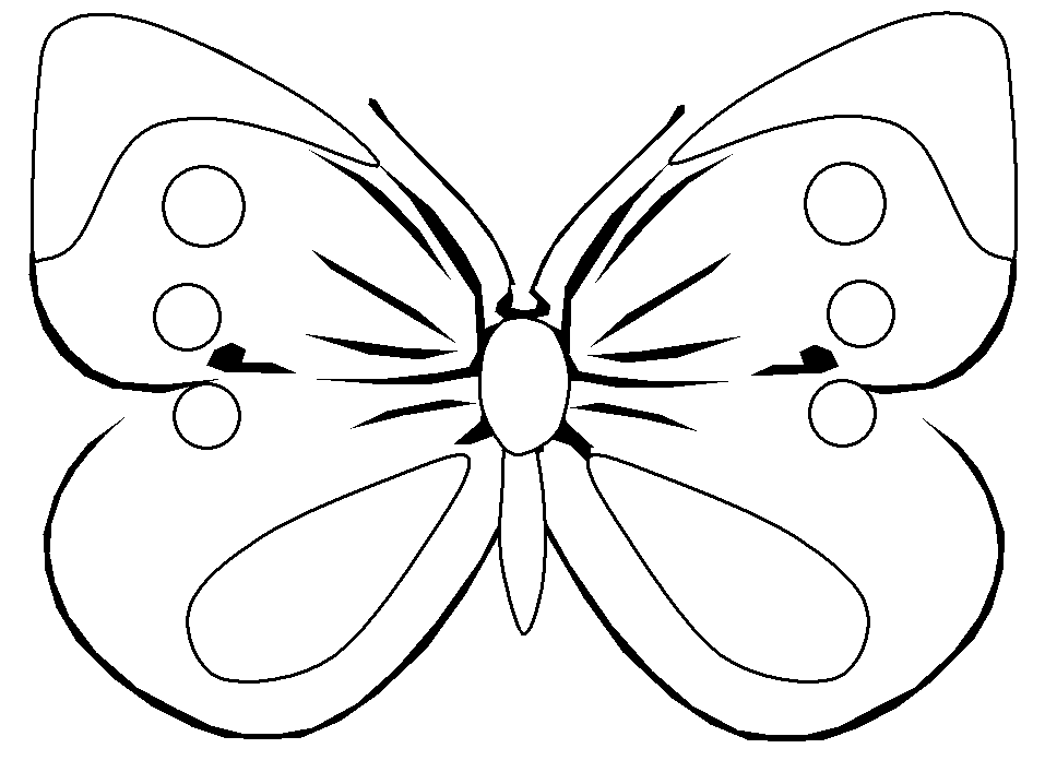Butterfly Coloring Book Pages - Free Printable Coloring Pages 