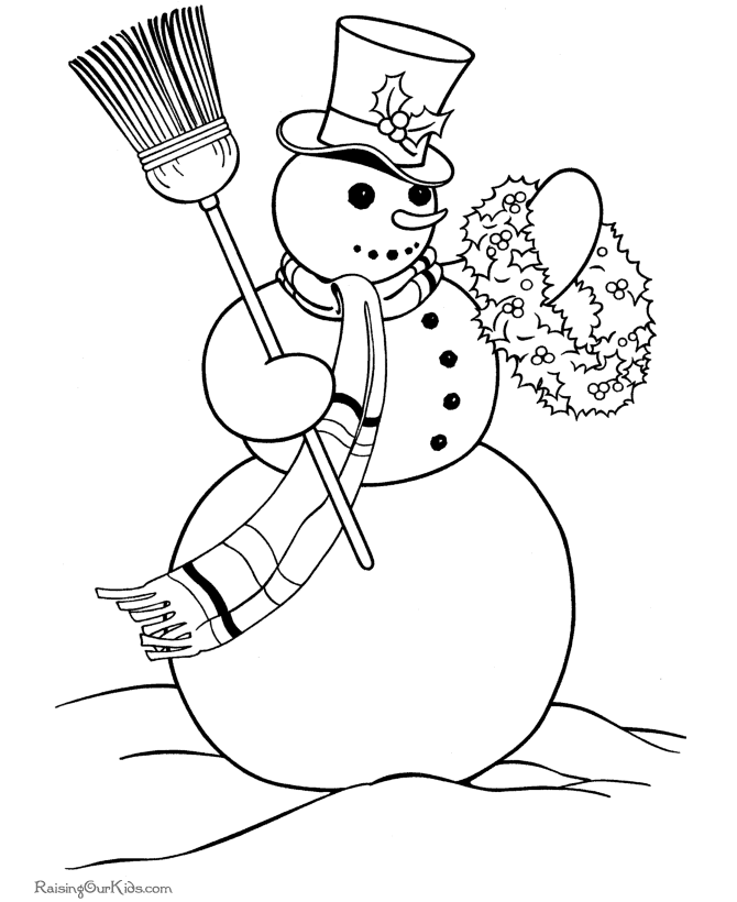 Free Printable Snowman Coloring Pages 155 | Free Printable 