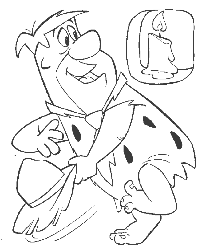 Flintstones Coloring Pages 17 | Free Printable Coloring Pages 