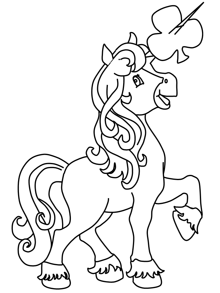 Unicorn Patrick Coloring Pages & Coloring Book