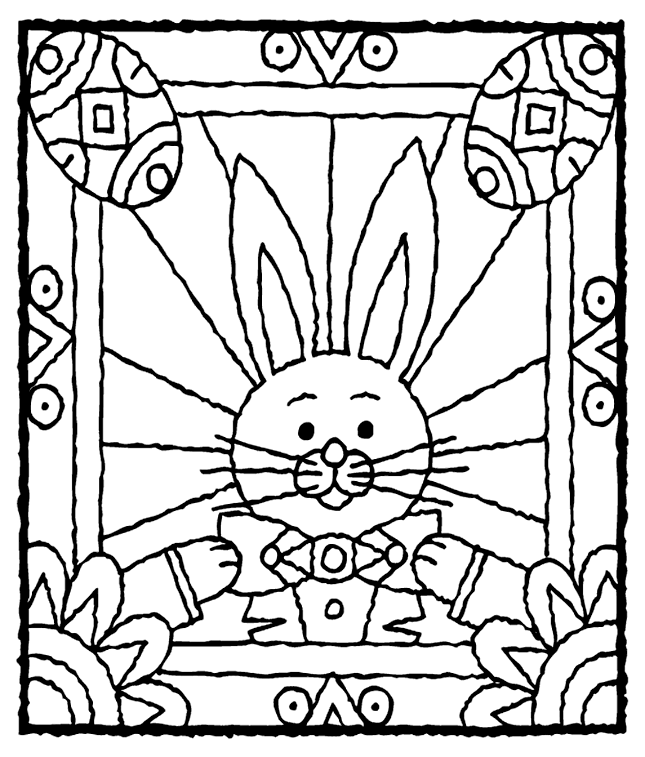 Free Printable Easter Bunny Coloring Pages | Coloring - Part 4