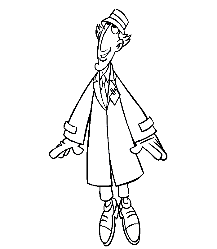 Inspector Gadget Coloring Pages 231 | Free Printable Coloring Pages