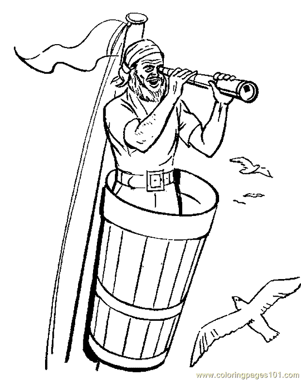 Coloring Pages Pirates016 (9) (Cartoons > Others) - free printable 