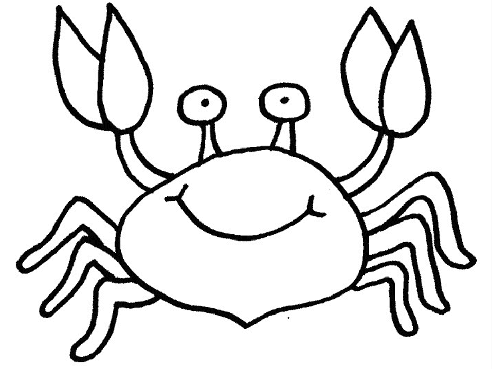 Crabs Colouring Pages