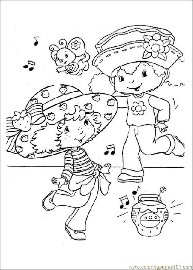 Coloring Pages Strawberryshortcake (Cartoons > Strawberry) - free 