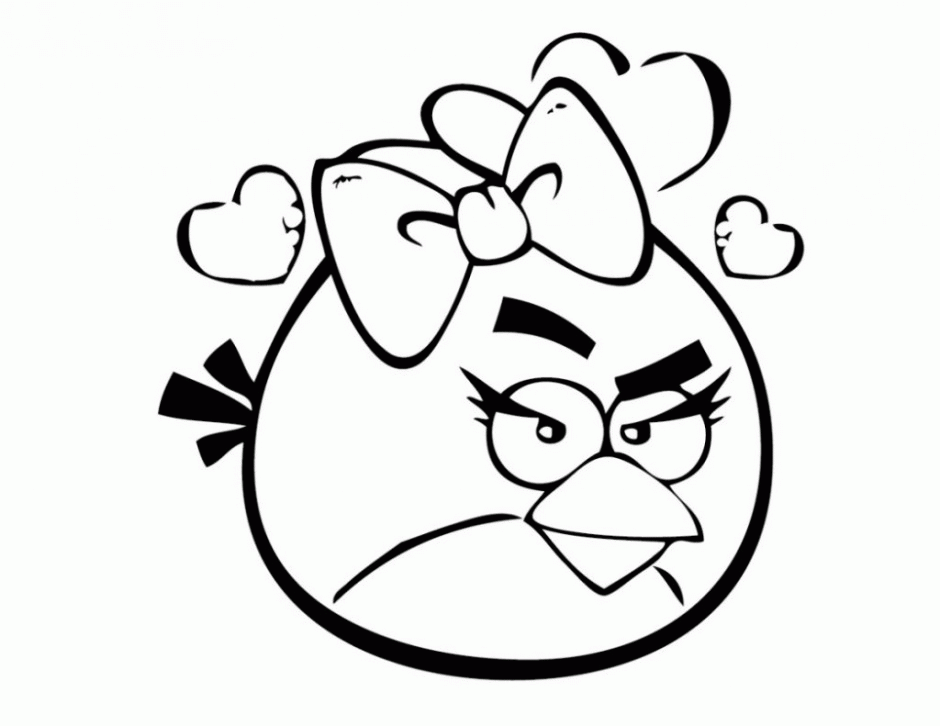 Angry Bird Coloring Pages For Free Coloring Pages 250681 Good Luck 