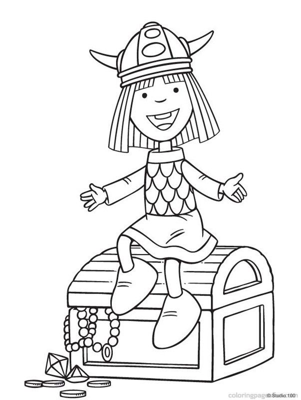 Wicky the Viking Coloring Pages 41 | Free Printable Coloring Pages 