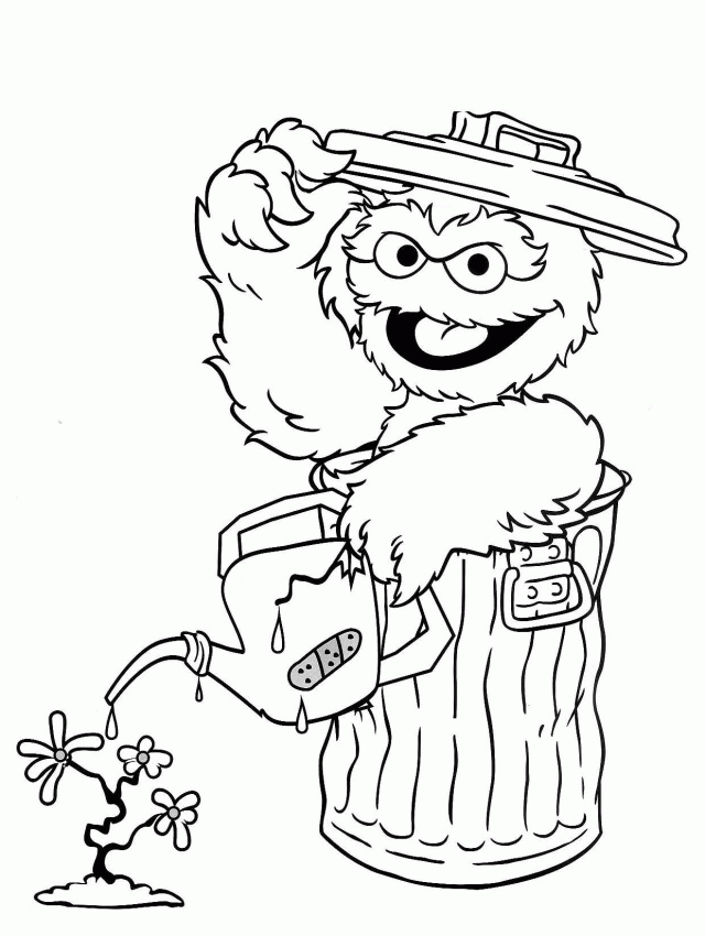 Free Printable Sesame Street Coloring Pages For Kids 239523 Sesame 