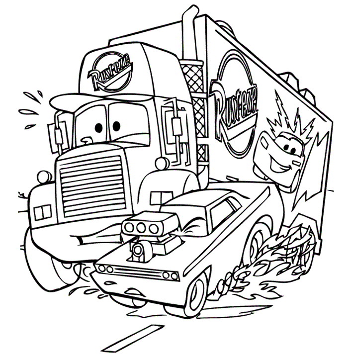 Coloring Pages Of Monster Trucks
