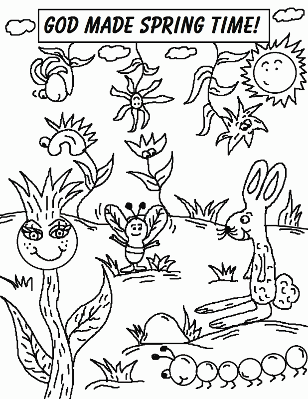 God Made The Animals Coloring Pages 4