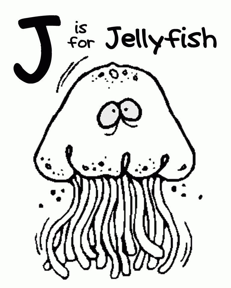 Pix For > Jellyfish Template For Kids