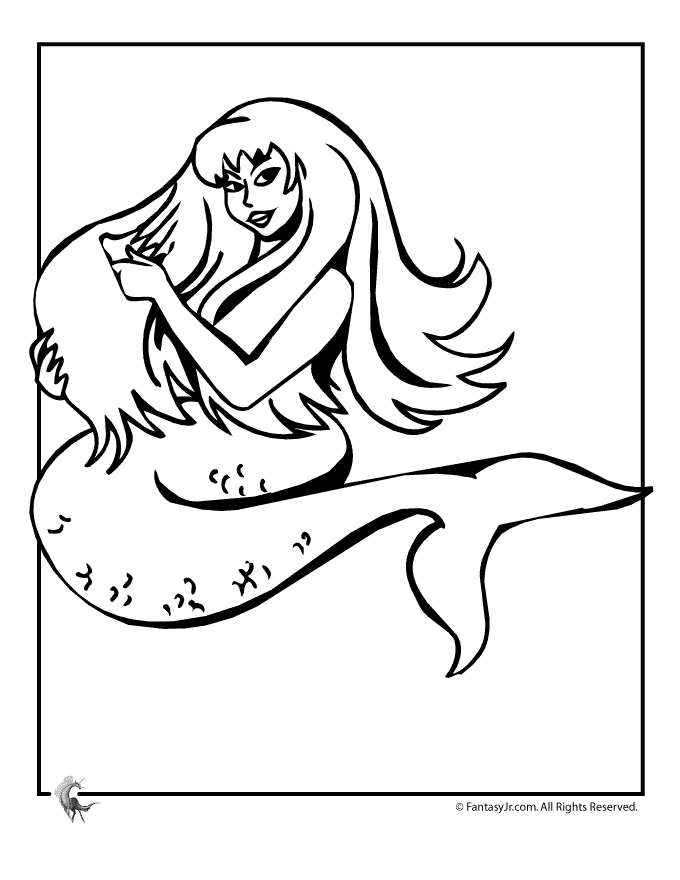 Pictures Of Mermaids And Fairies - Coloring Home