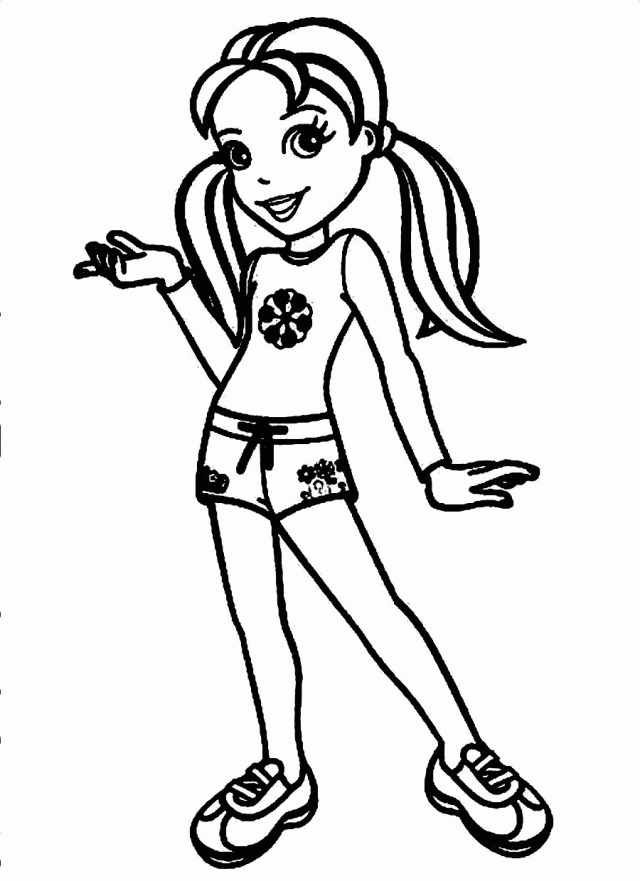 Tomboy Colouring Pages 155716 Polly Pocket Coloring Pages