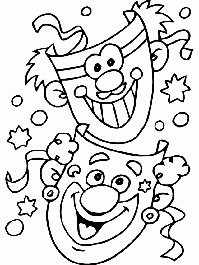 Coloriage Carnaval 2 Gif Dans Coloring Carnival Free Coloring 